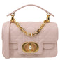 Christian Dior Jolie Cannage Calfskin Leather Top Handle Shoulder Bag Powder Pink Rovelle Bags