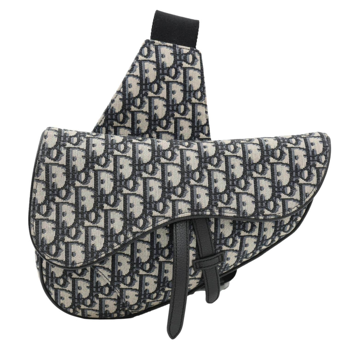 Christian Dior Saddle Oblique Jacquard Crossbody Bag Grey Rovelle Bags