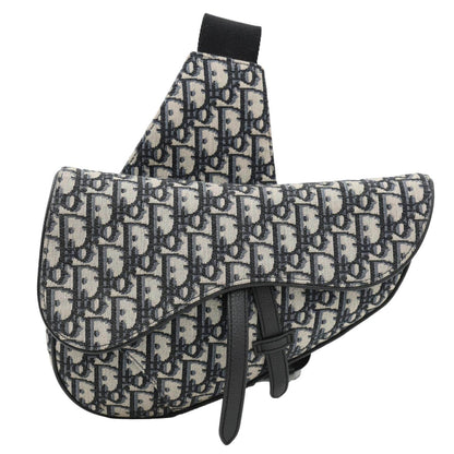Christian Dior Saddle Oblique Jacquard Crossbody Bag Grey Rovelle Bags