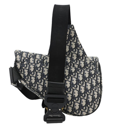 Christian Dior Saddle Oblique Jacquard Crossbody Bag Grey Rovelle Bags