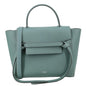CELINE Micro Belt Grained Leather Shoulder Bag Sage Green