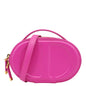 Christian Dior Cd Signature Oval Calfskin Leather Camera Crossbody Bag Rani Pink Rovelle Bags
