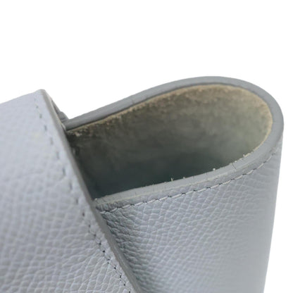 CELINE Nano Belt Grained Leather Shoulder Bag Light Blue