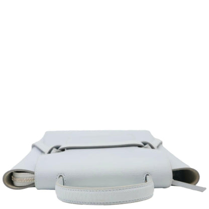 CELINE Nano Belt Grained Leather Shoulder Bag Light Blue