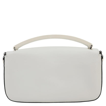 FENDI x Marc Jacobs Bow Printed Leather Baguette Bag Off White Rovelle Bags
