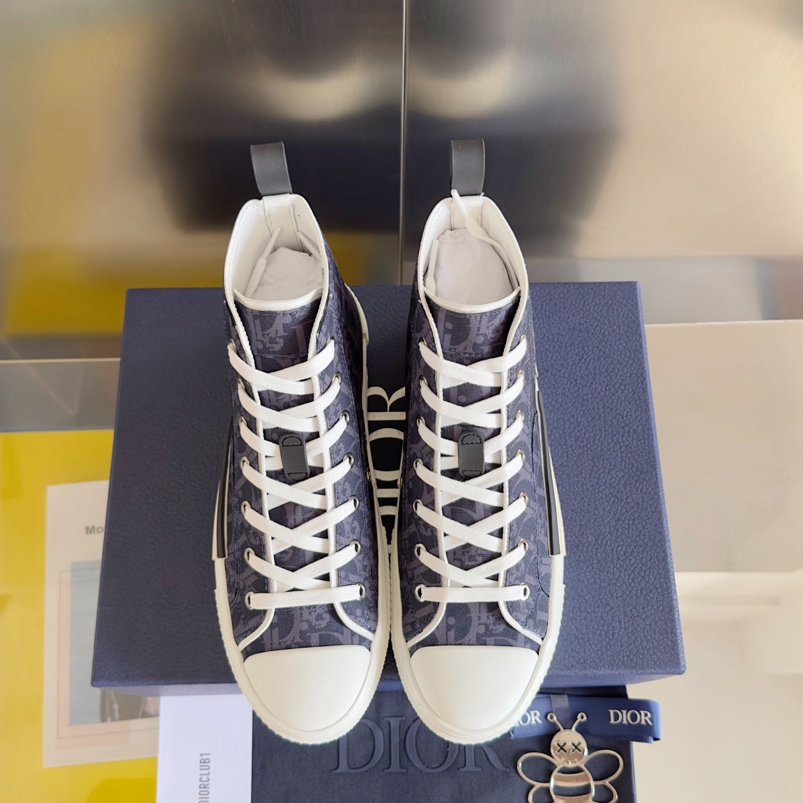 Dior Oblique B23 High Top Sneakers