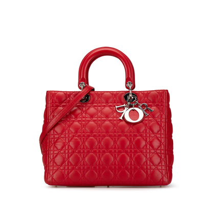 Dior Lady Dior Leather Handbag Rovelle Bags