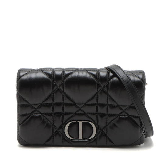 Christian Dior Black Cannage Leather Small Caro Bag [Clearance Sale] Rovelle Bags