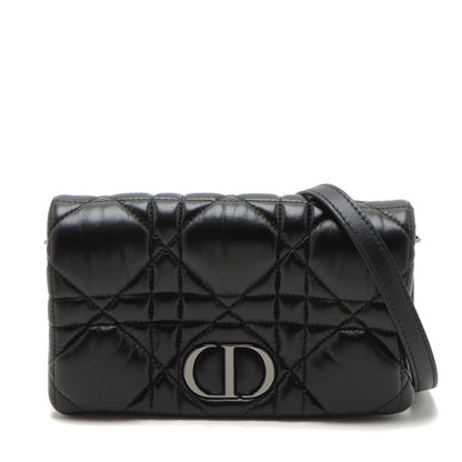 Dior Caro Cannage Black Shoulder Bag Rovelle Bags
