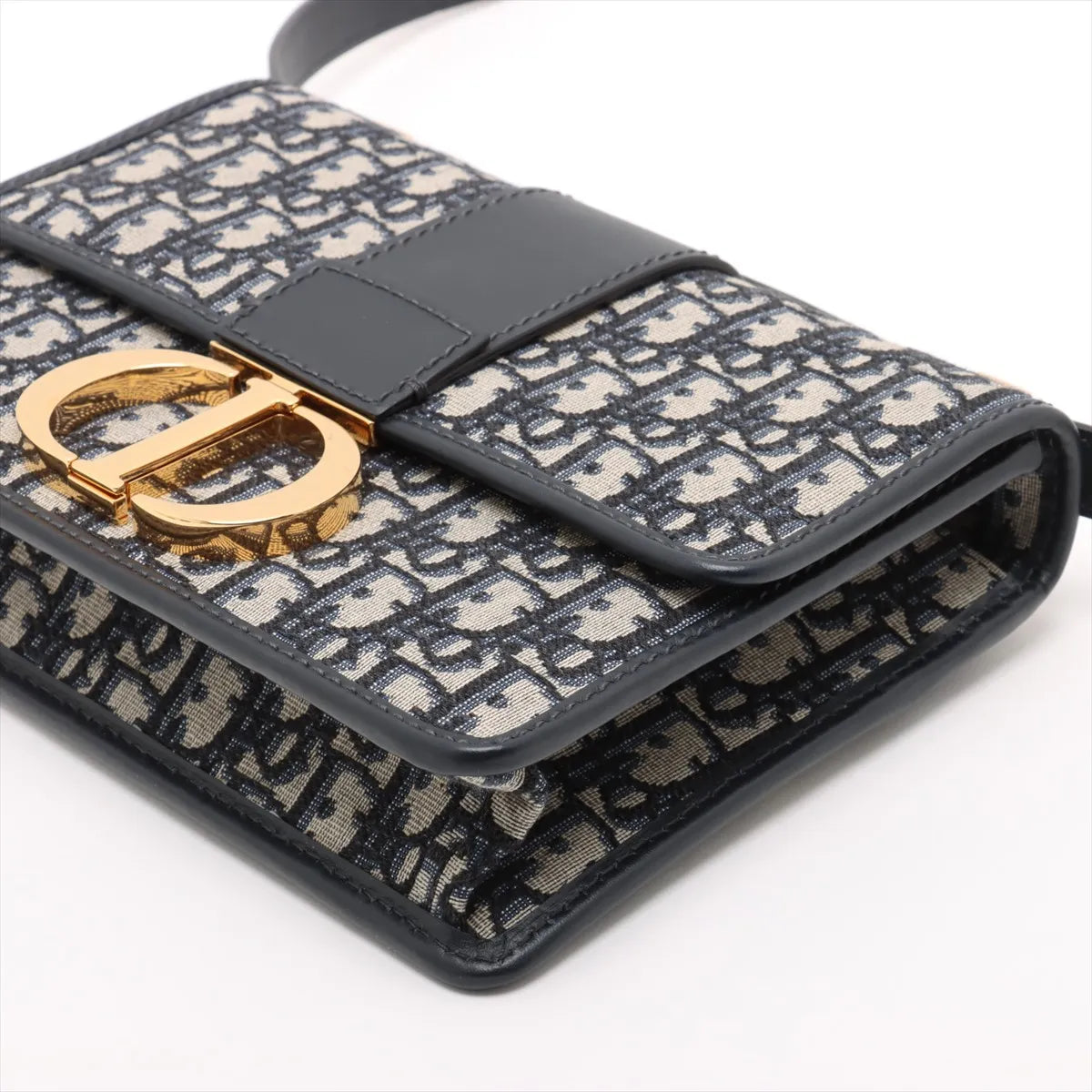 Dior 30 Montaigne Oblique Blue Shoulder Bag Oblique Rovelle Bags