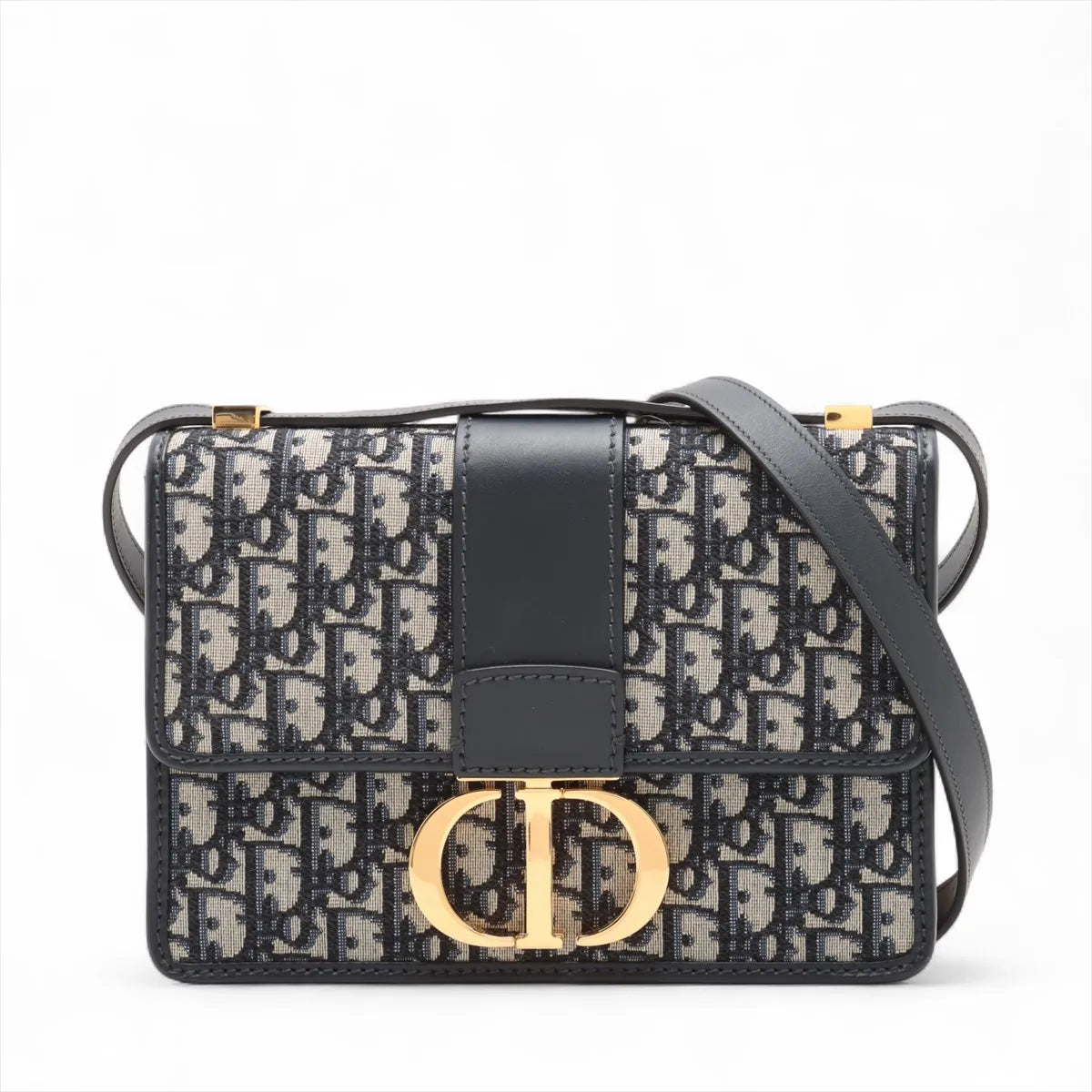 Dior 30 Montaigne Oblique Blue Shoulder Bag Oblique Rovelle Bags