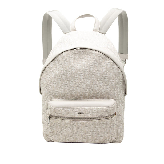 Beige Dior Oblique Canvas Rider Backpack Rovelle Bags