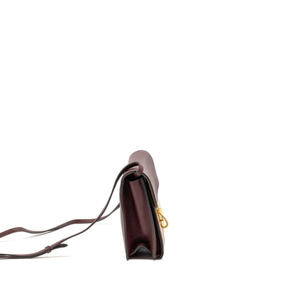 Burberry Multicolour GHW Leather Brown Crossbody Bag