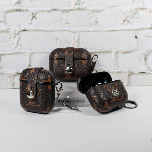 Louis Vuitton Leather Style Airpods Case for 2/3/Pro Gen Shop