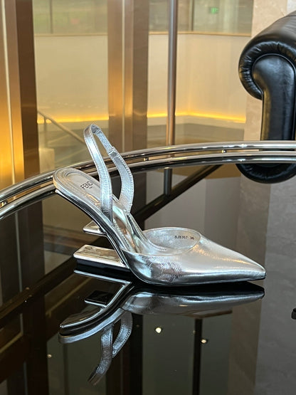 Fendi First Heel Slingbacks