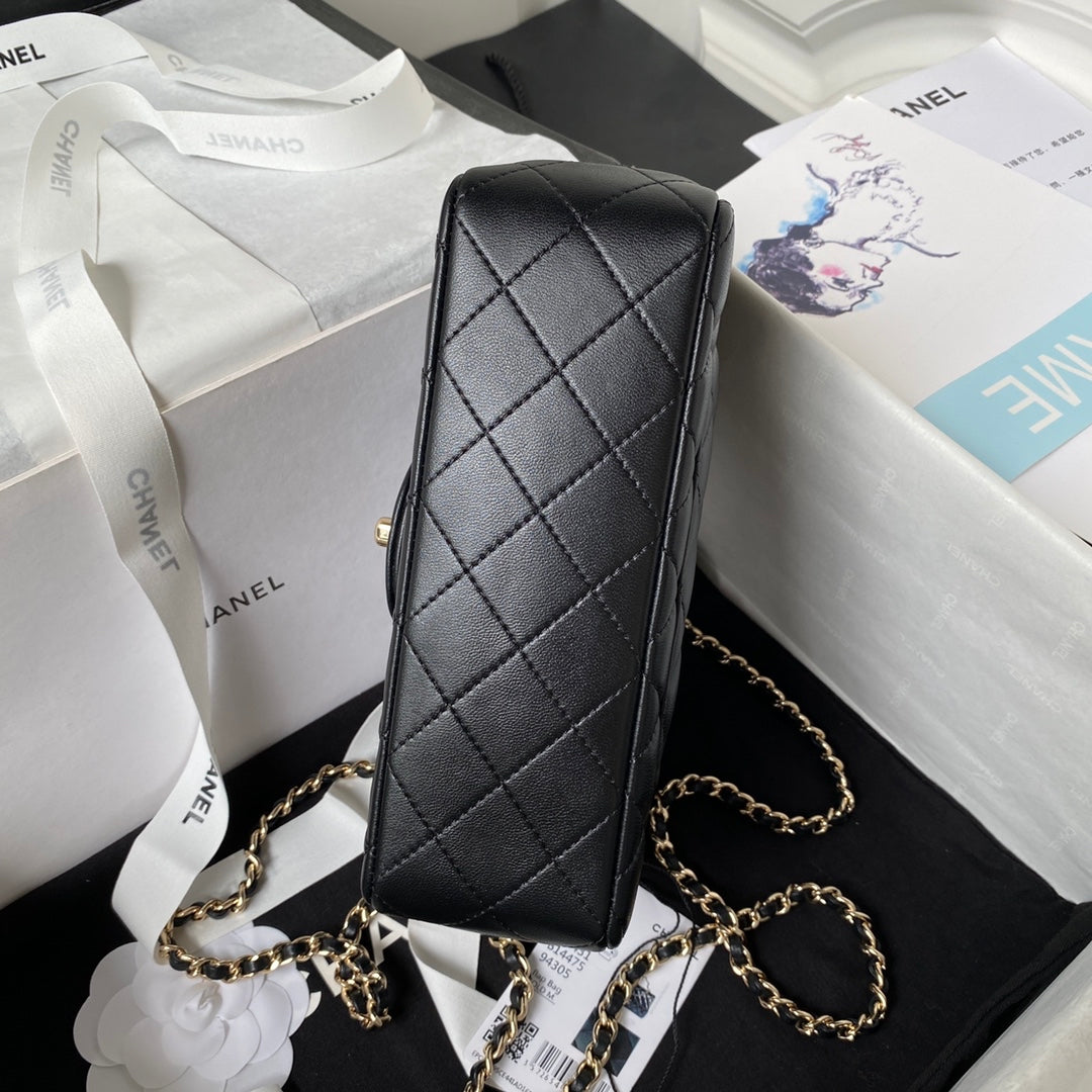 Chanel Mini Flap Bag With Top Handle