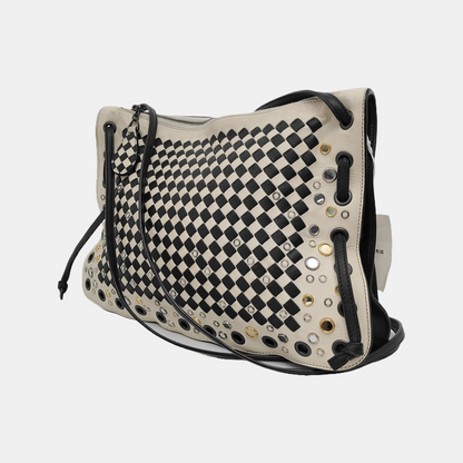 Bottega Veneta Intrecciato Check Palio Crossbody Bag 2026