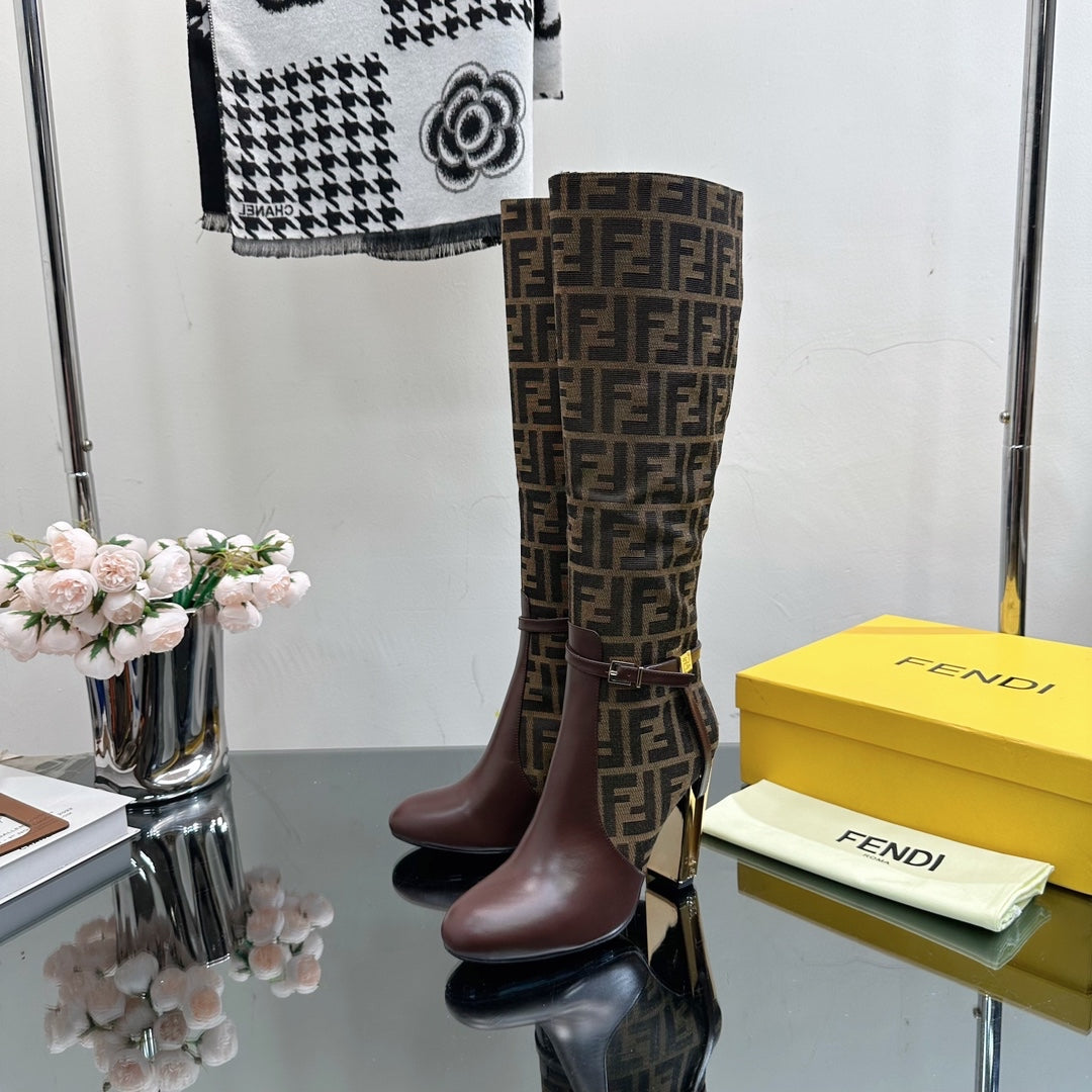 Fendi Delfina Knee High Boots