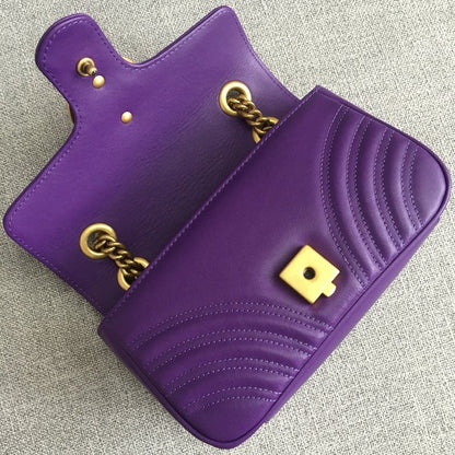 Gucci Marmont Small Matelassé Shoulder Bag