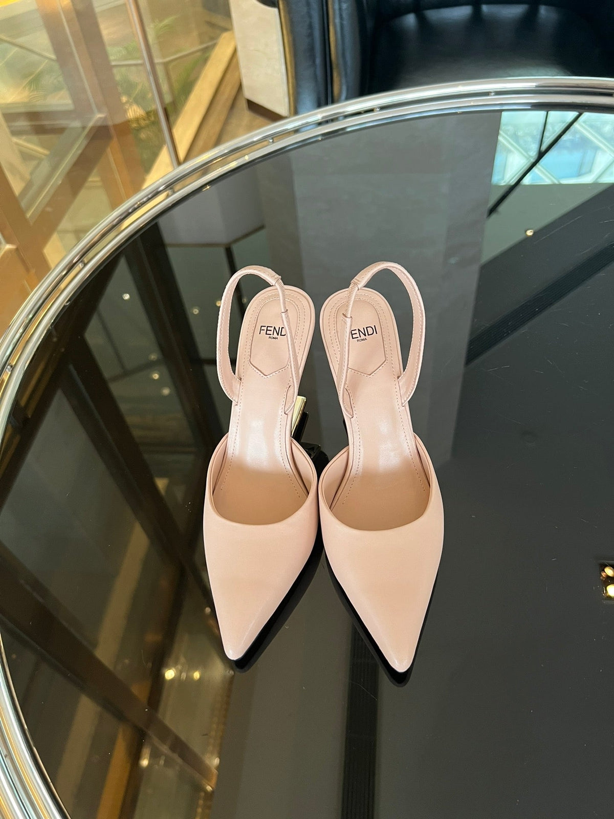 Fendi First Heel Slingback