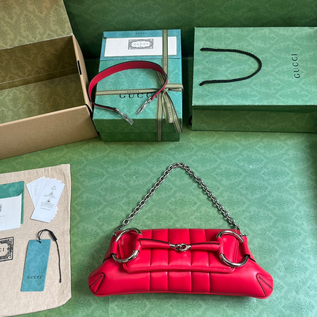 Gucci Horsebit Chain Medium Shoulder Bag