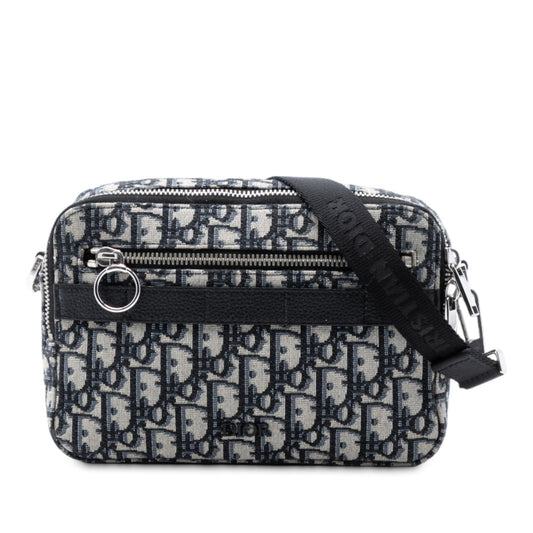 Blue Dior Oblique Canvas Safari Crossbody Rovelle Bags