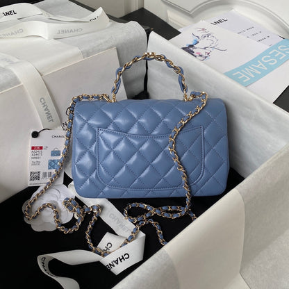 Chanel Mini Flap Bag With Top Handle
