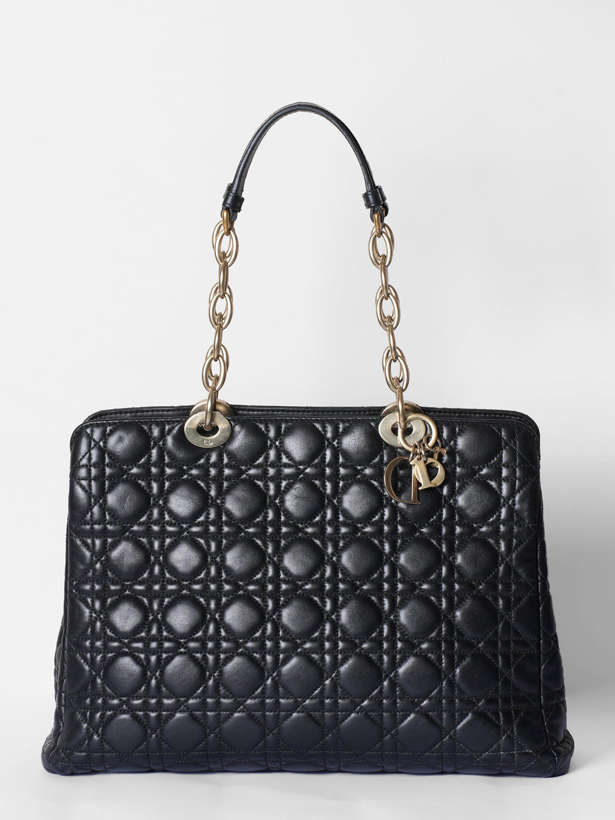 Large Lady Dior Soft Cannage Tote Bag Rovelle Bags