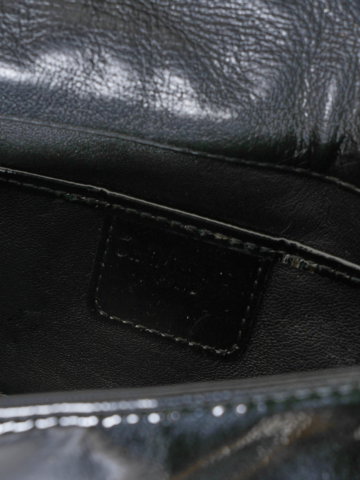 Dior Cannage Quilted Patent Leather Clutch Rovelle Bags