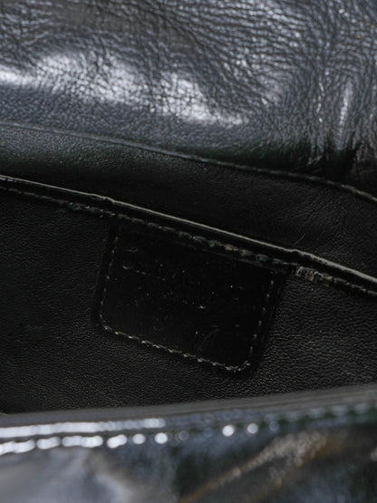 Dior Cannage Quilted Patent Leather Clutch Rovelle Bags