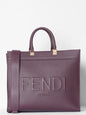 Fendi Sunshine Medium Maroon Bag Rovelle Bags
