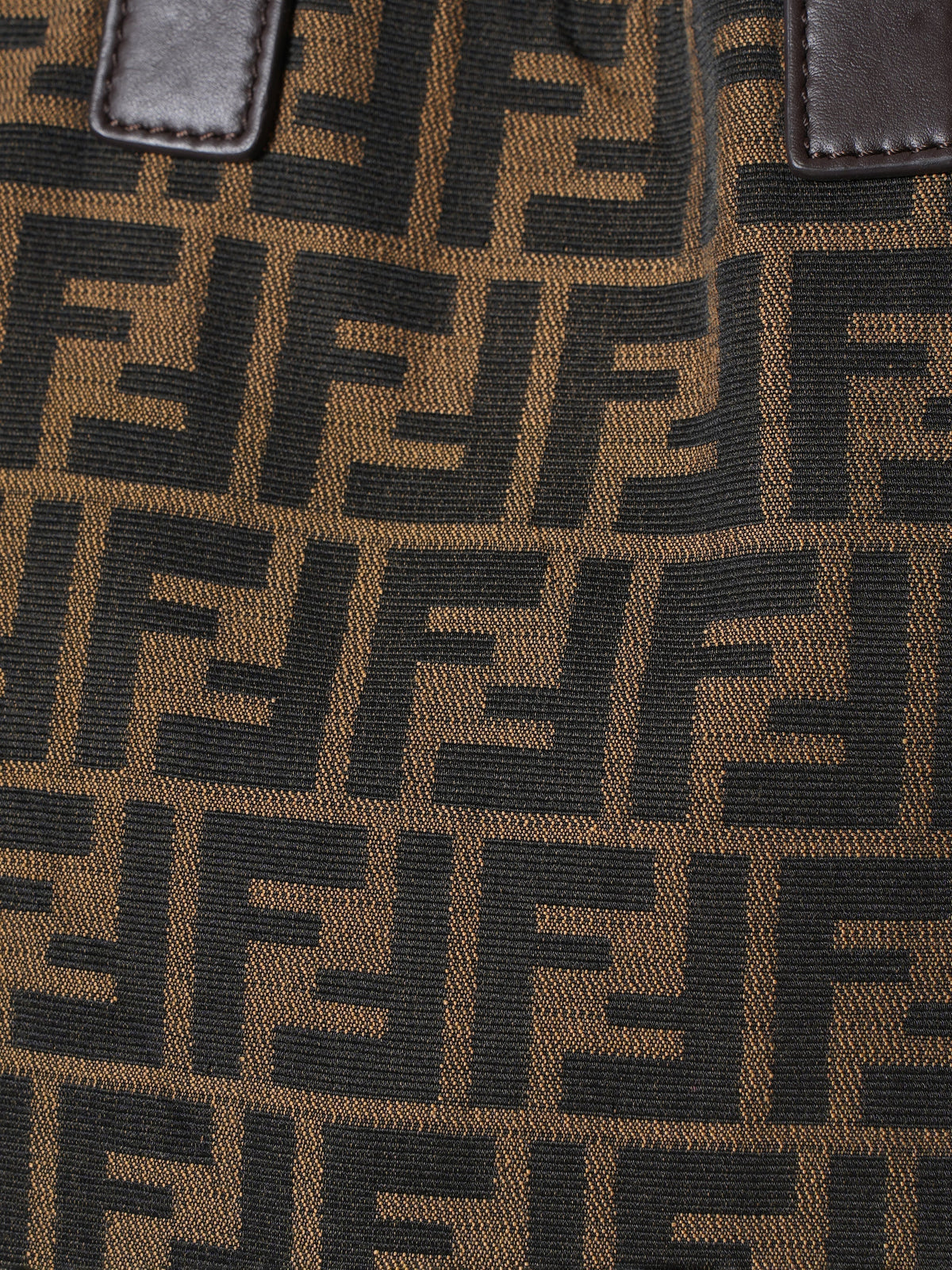 Fendi Logo Canvas Shopper Bag Rovelle Bags