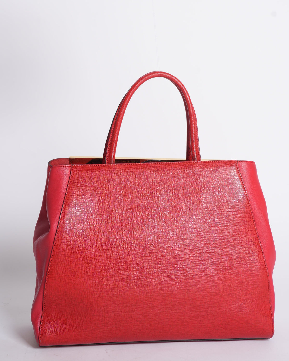 Fendi Red 2Jours Tote Rovelle Bags
