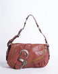 Rare Christian Dior Gaucho Saddle Bag In Rustic Red Rovelle Bags