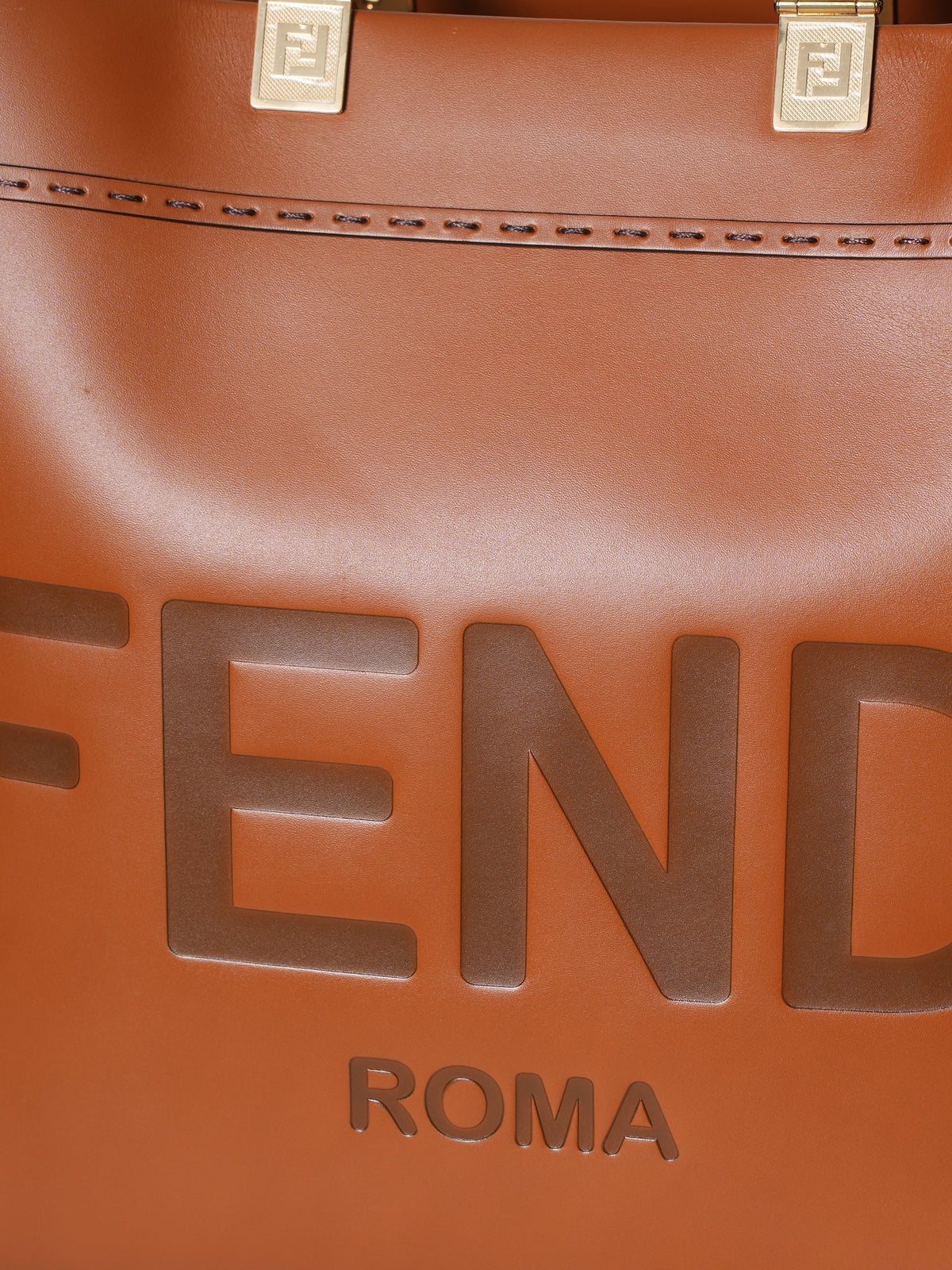 New Fendi Sunshine Leather Large Tote Bag Rovelle Bags