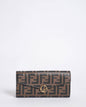New Fendi Brown leather wallet Rovelle Bags