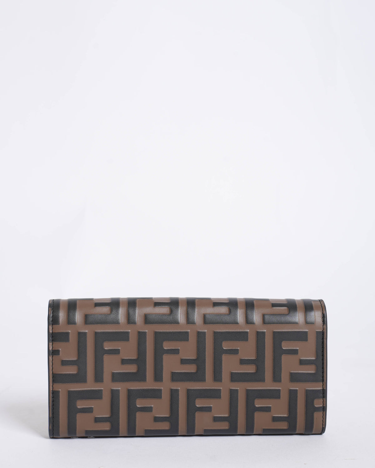 New Fendi Brown leather wallet Rovelle Bags