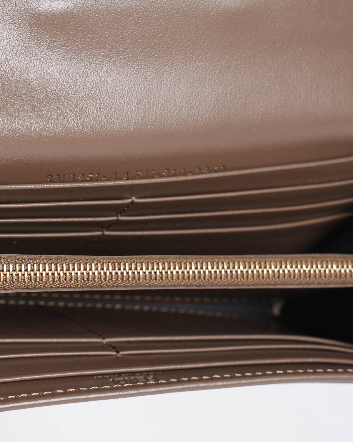 New Fendi Brown leather wallet Rovelle Bags