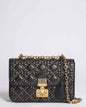 Dior Leather Shoulder Bag In Black Rovelle Bags