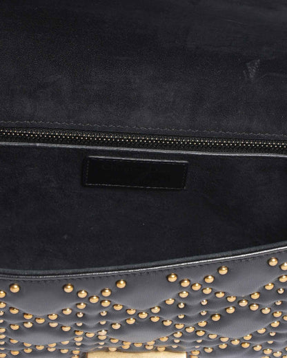 Dior Leather Shoulder Bag In Black Rovelle Bags