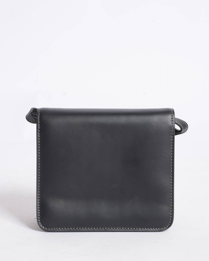 New Fendi fab black crossbody bag in smooth calfskin leather Rovelle Bags