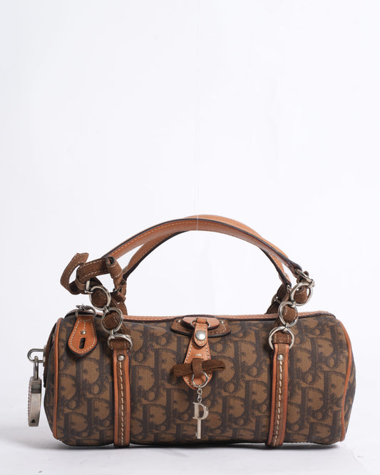 Christian Dior Mini Trotter Romantic Brown Bag Rovelle Bags