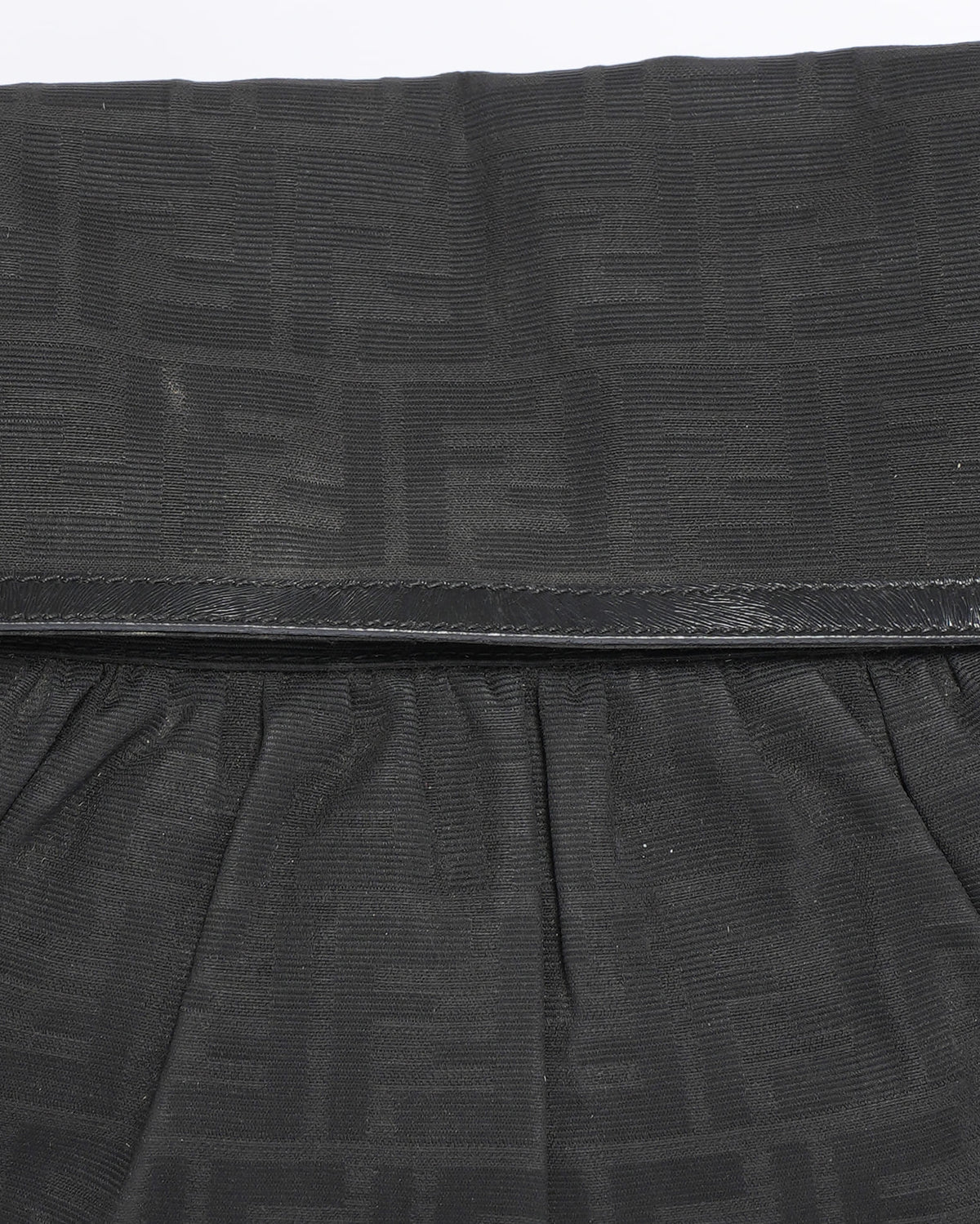 Fendi Black Zucca Canvas Chef Shoulder Bag Rovelle Bags