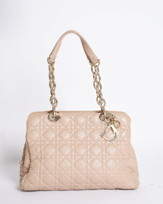 Christian Dior Small Cannage Soft Lady Dior Shopper Tote Rovelle Bags