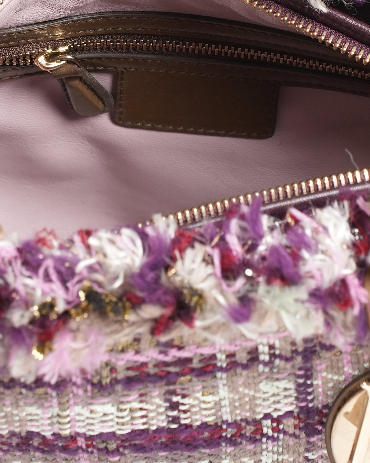 Christian Dior Tweed Lady Dior Medium Bag Rovelle Bags
