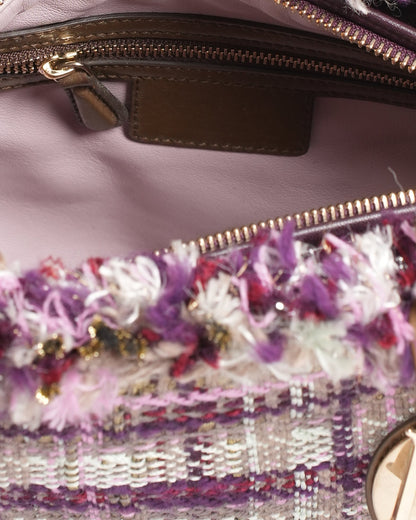 Christian Dior Tweed Lady Dior Medium Bag Rovelle Bags