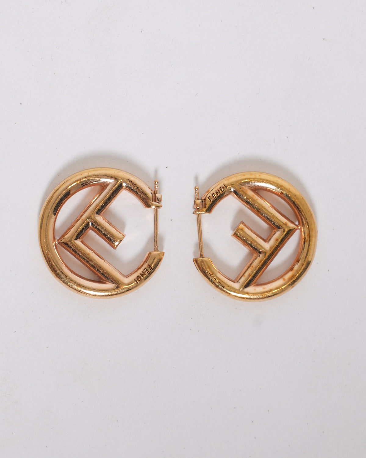F is Fendi Small Hoop Earrings Rovelle Bags