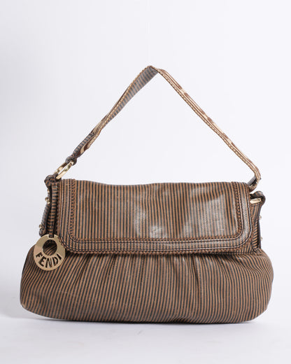 Fendi Mini Striped Chef Shoulder Bag Rovelle Bags