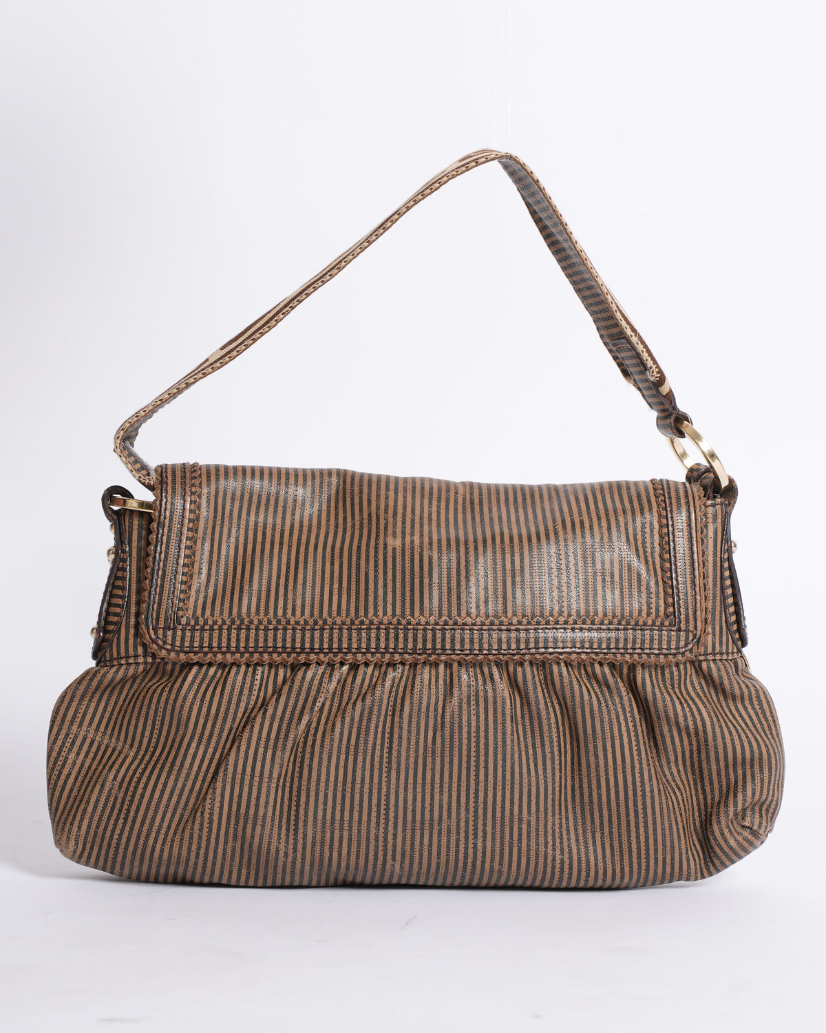 Fendi Mini Striped Chef Shoulder Bag Rovelle Bags