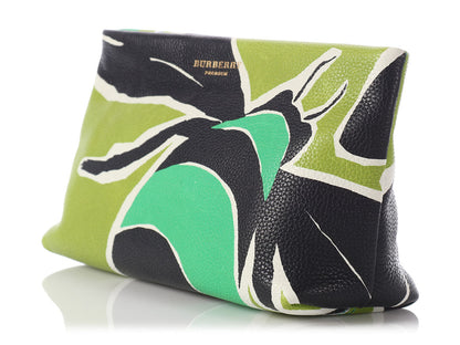 Burberry Bee Prorsum Green Clutch Bag